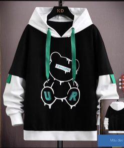 Áo hoodies dài tay unisex SOZO in hình gấu - AO TOP NAM 90000203-thoitrangcenter