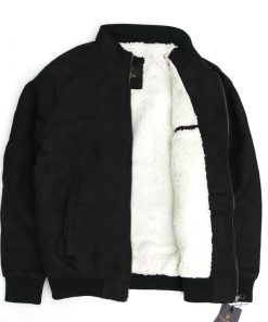 Áo Khoác Da Lộn Nam Lót Lông VESCA W1-thoitrangcenter