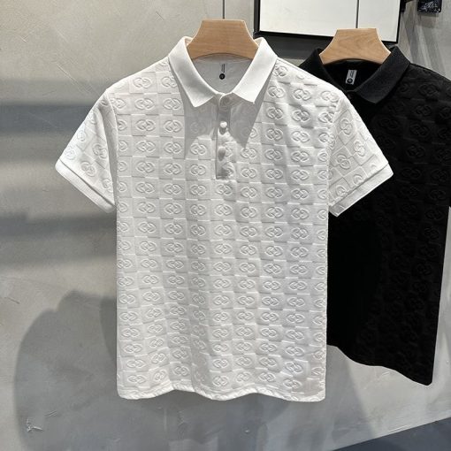 Áo thun nam có ve áo URBGLAM thời trang Polo tay ngắn thoáng khí và thoải mái dành cho công sở Áo sơ mi Polo thông thường-thoitrangcenter