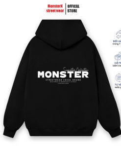 Áo hoodie Monster-Signature nam nữ form rộng thu đông nỉ bông Monster X Street Local Brand-thoitrangcenter