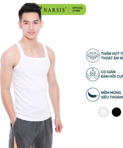 Áo Ba Lỗ Nam Cao Cấp thời trang NARSIS Áo Tanktop thể thao dành cho nam From ôm dáng chuẩn tập GYM-thoitrangcenter