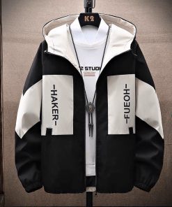 Áo Khoác Dù Nam Có Nón Phối Màu Form Rộng Hàn Quốc JACk_FASHION-thoitrangcenter