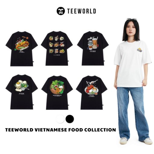 BST Áo Thun Món Ăn Việt Nam - Áo Thun Local Brand TW x Vietnamese Food Collection Unisex Nam Nữ-thoitrangcenter