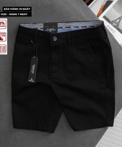 Quần short kaki Kunda mềm mịn dày dặn co giãn