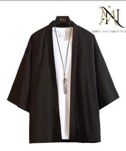Áo khoác cardigan Nam Nữ kiểu Kimono Nhật bản