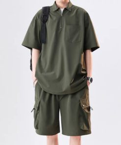 Áo cộc tay lỡ unisex basic