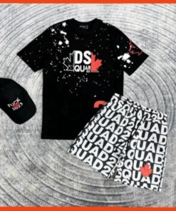 Áo DSQ2 lá phong đỏ Cao Cấp - Áo Mùa Hè Cao Cấp Form Dáng Rộng Hot Trend 95 456-thoitrangcenter