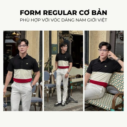 Áo thun POLO nam NORAMAX tay ngắn vải Cotton Poly cao cấp kiểu classic thanh lịch