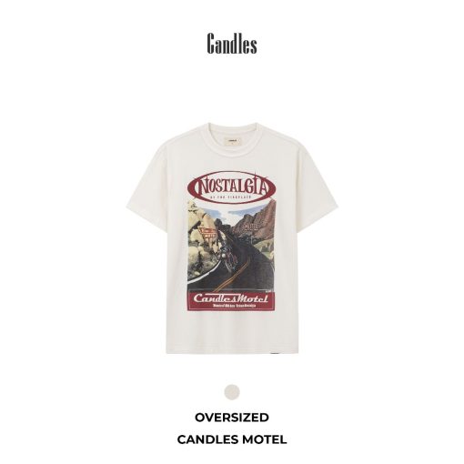 Áo Thun Candles Motel Oversize Tee Unisex-thoitrangcenter