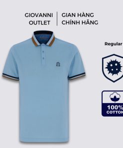 Áo Polo Nam Cộc Tay GIOVANNI Chất Liệu 100% Cotton Double Mercerized GPL01-029-thoitrangcenter