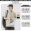 Áo Polo nam cao cấp CAMIO bo chun vải cá sấu cotton co giãn