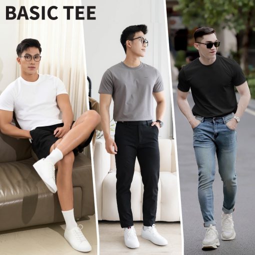 Áo phông nam cotton cao cấp