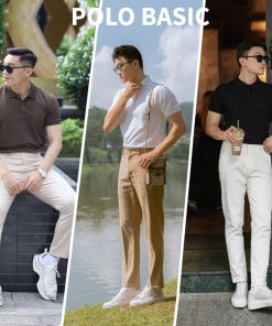 Polo Nam trơn chuẩn form Menswear-thoitrangcenter