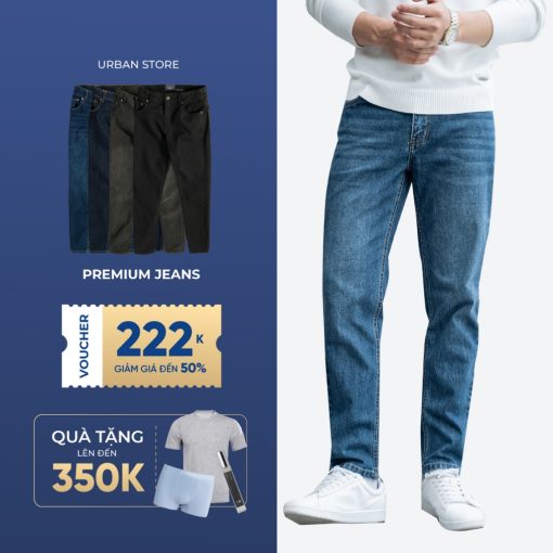 Quần Jeans nam URBAN Co Giãn Tốt