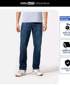 [25-26.9 TẶNG QUÀ ĐƠN TỪ 329K]Quần Jeans Nam dáng straight chất mỏng nhẹ Coolmate-thoitrangcenter