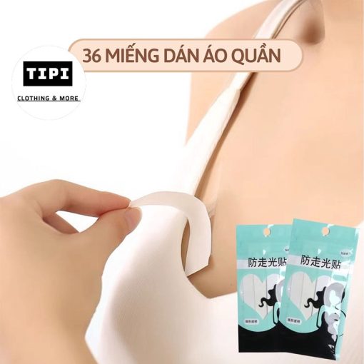 Set 36 băng dính thời trang cố định quần áo - Miếng dán chống trượt Unisex F2-07-thoitrangcenter