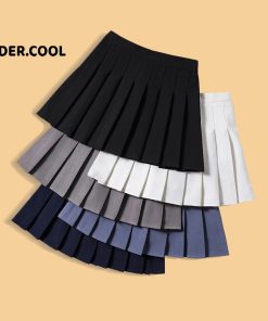 Chân Váy xếp ly UNDERCOOL Tenis Lưng Cao Kiểu Tennis Skirt Chất Tuyết Mưa CV05-thoitrangcenter