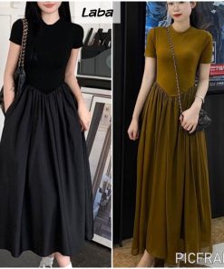 Váy Tăm Lạnh Phối Tơ Siêu Xinh Có Video Ảnh Thật-thoitrangcenter