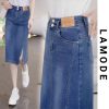 Chân váy jean bút chì LAMODE thời thượng tôn dáng CVJ011-thoitrangcenter