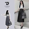 Chân Váy Xếp Ly Dáng Dài - Chân Váy Midi Xếp Ly Bản Cạp Cao Phong Cách Công Sở CV222-thoitrangcenter