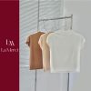 Áo dập ly tay cánh dơi cổ leo LA MERCI A02-thoitrangcenter