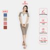 Bộ tăm lạnh nữ CARDINA thiết kế cổ trụ quần lửng chất liệu cao cấp co dãn thoải mái phù hợp với nhiều độ tuổi 4BFL01-thoitrangcenter