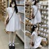 (Hàng 3 Size): Váy babydoll trắng bánh bèo cánh tiên đi du lich xinh xỉu