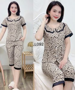 Bộ pijama nữ họa tiết đẹp-thoitrangcenter