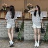 (ẢNH THẬT/VIDEO) Quần short jeans mềm nữ to gấu lưng cao basic-thoitrangcenter
