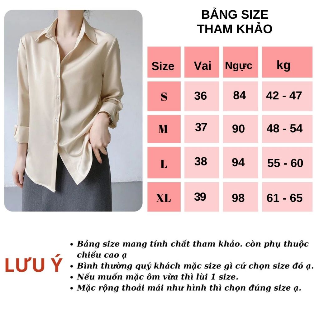 Sơ Mi Lụa Vải Đẹp Mát Dáng Xuông Thanh Lịch Hàng Thiết Kế CHANMINU A03, Sơ Mi Lụa Nữ Đẹp Cổ Đức Tay Dài Hàng Công Sở Đẹp-thoitrangcenter - Ảnh 3