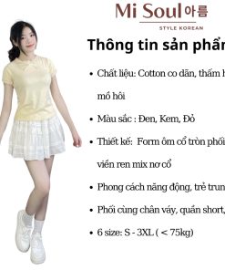 Áo Babytee Mix Viền Ren 300-thoitrangcenter