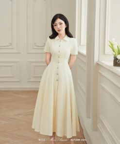 Váy nữ cổ đức thiết kế 7 Mảnh Lona Dress H.I.U Fashion