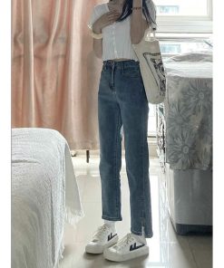 Quần Jeans Nữ Ống Đứng