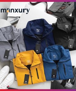 Áo khoác gió nam nữ có mũ cao cấp 2 lớp