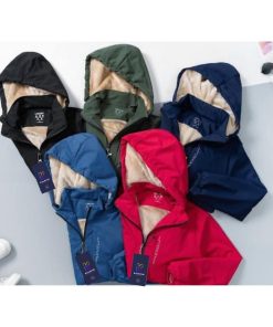 Áo khoác gió nam nữ tráng bạc