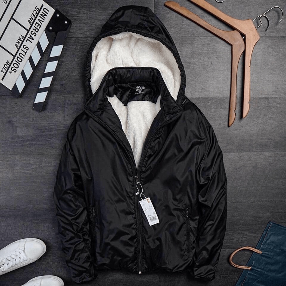 Áo Khoác Dù Gió Lót Lông Nam SG FASHION