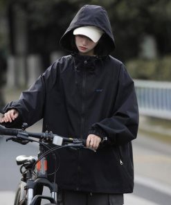 Áo Khoác Gió Nam Nữ NAD Unisex Có Mũ Cao Cấp 2 Lớp MEROK Chất Liệu Gió Dù Mềm Chống Nước Chống Nắng Form Rộng Kiểu Dáng-thoitrangcenter