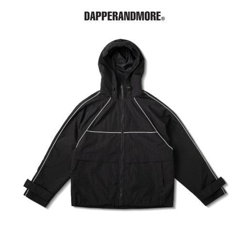 Áo Khoác Gió DAPPERANDMORE Basic Line Windbreaker Jacket Vải Dù 2 Lớp Đính Tag Kim Loại-thoitrangcenter