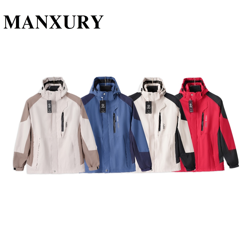 Áo khoác gió nam nữ KHOÁ NGỰC Manxury mới nhất