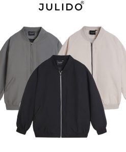 Áo Khoác Bomber Dù Hai Lớp Chống Nước Cản Gió Chống Tia Uv Menwear Jacket JULIDO