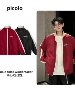 Áo khoác gió 2 mặt Picolo chất gió tráng bạc chống nước