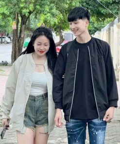 Áo Khoác Gió Bomber BBR Logo Thêu Cực Nét - Áo Khoác BBR Thêu Họa Tiết Kẻ Sọc Caro Chất Liệu Vải Gió 2 Lớp Dày Dặn-thoitrangcenter