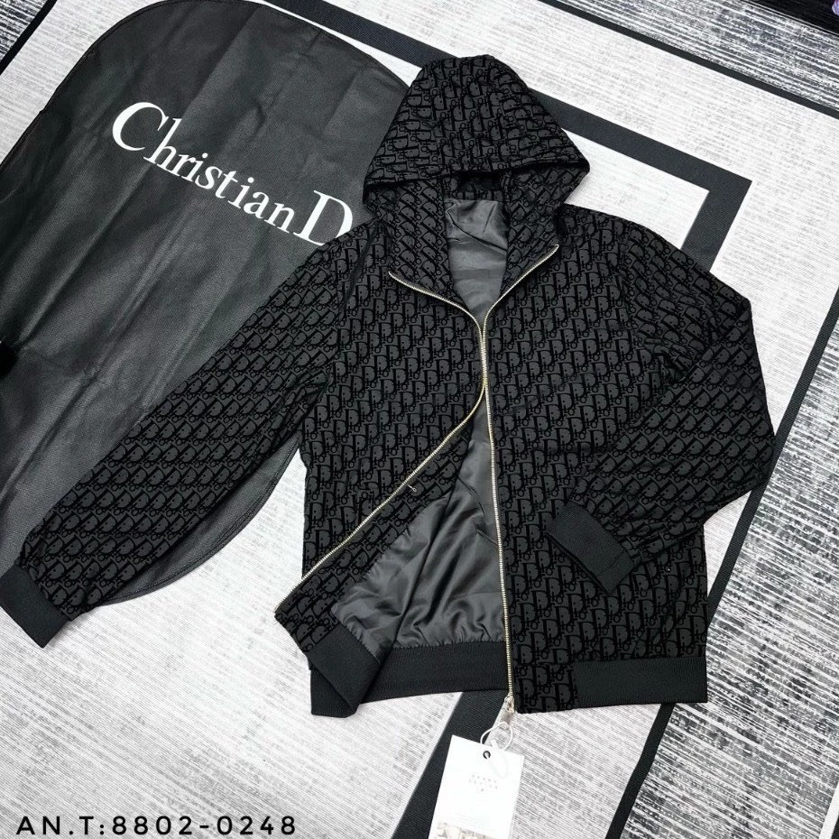 Áo Khoác Dù Di.or 2 Lớp Có Họa Tiết Vân Lổi Logo Hót Nhất Đẹp 2024-thoitrangcenter