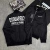 Áo khoác bomber gió nam nữ Dsq2 đen thêu chữ ngực phối in chữ Dsquared2 Ceresio 9 Milano sau lưng DSQINMIALO-thoitrangcenter
