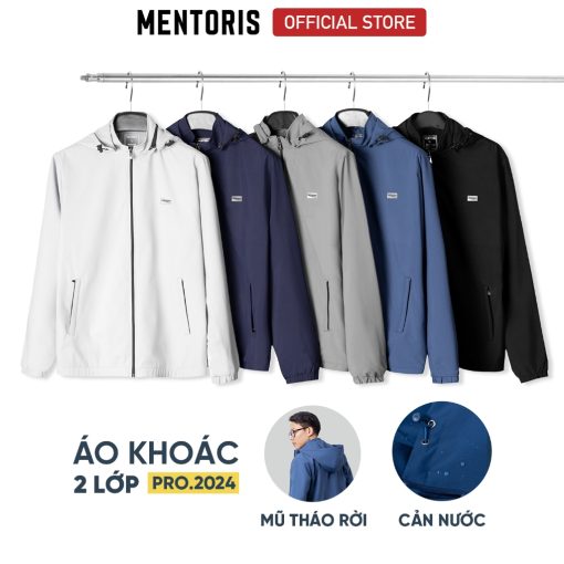 Áo khoác gió nam cao cấp Mentoris