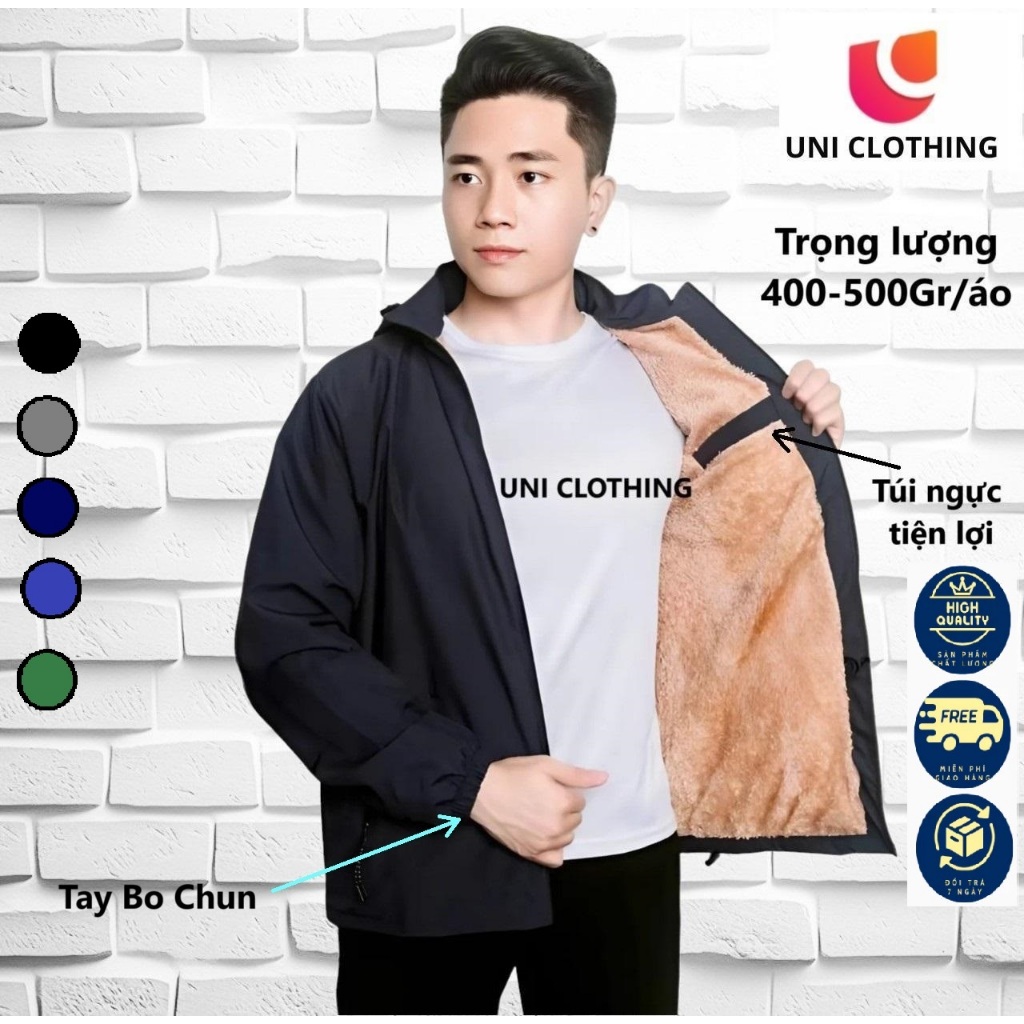 Áo khoác gió nam nữ lót lông