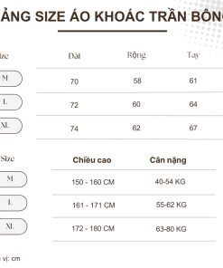 Áo Phao Mỏng Form Rộng Ấm Áp-thoitrangcenter