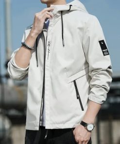 Áo khoác dáng rộng có mũ trùm đầu thời trang thu đông dành cho nam-thoitrangcenter