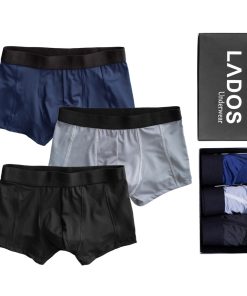 [COMBO 3 QUẦN] Quần Lót Nam Boxer Thun Lạnh Lados 4116 - Thun lụa co giãn