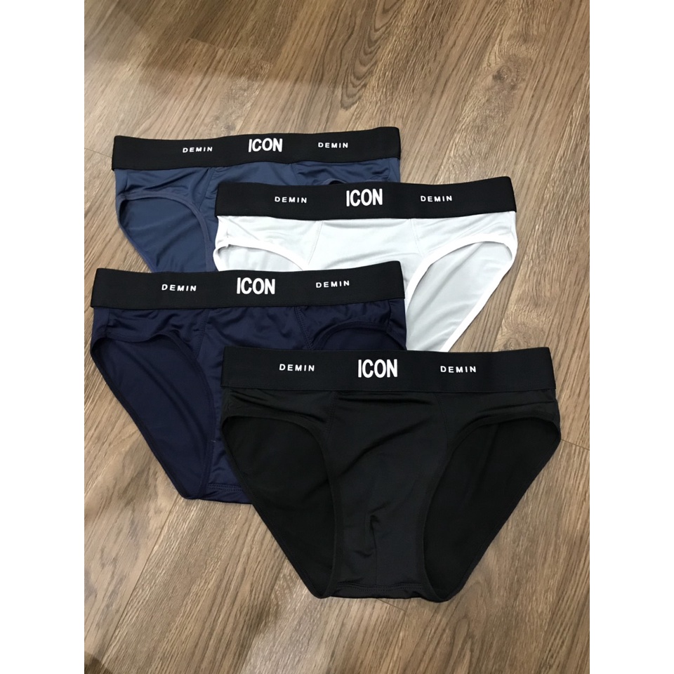 Quần Sịp Xì Chéo Nam ICON Cao Cấp Lót Nam Tam Giác Co Giãn 4 Chiều